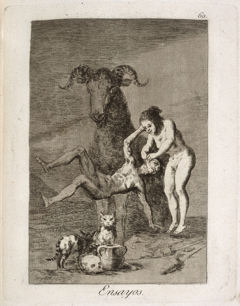 Caprichos. Ensayos, 1799